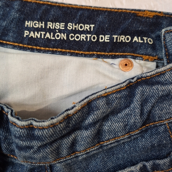 WILD FABLE Blue High-Waisted Jean Shorts - Picture 9 of 10